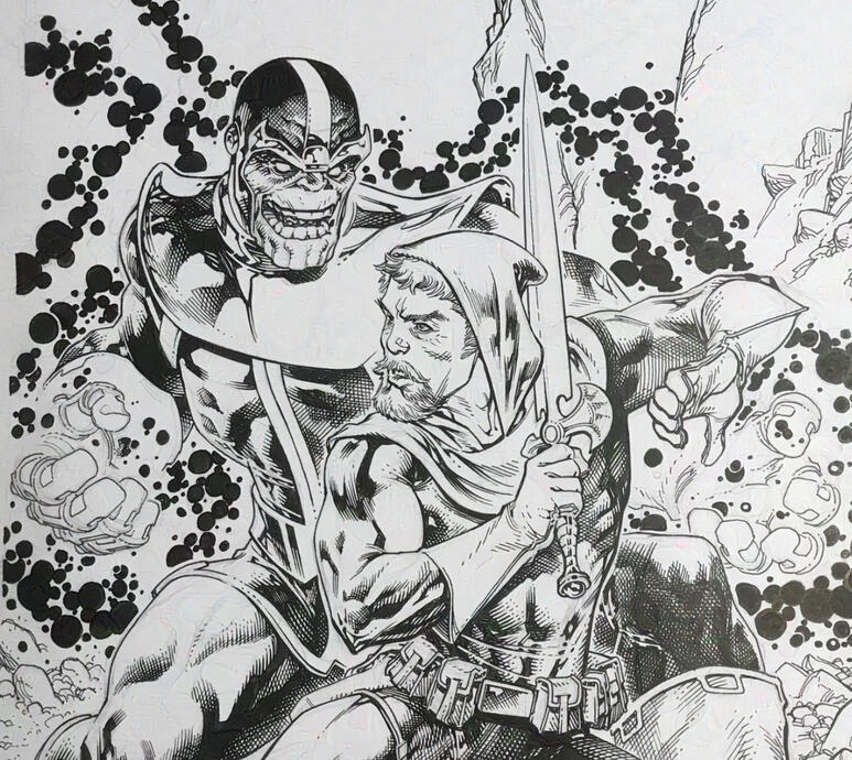 Thanos vs Dreadstar - commission